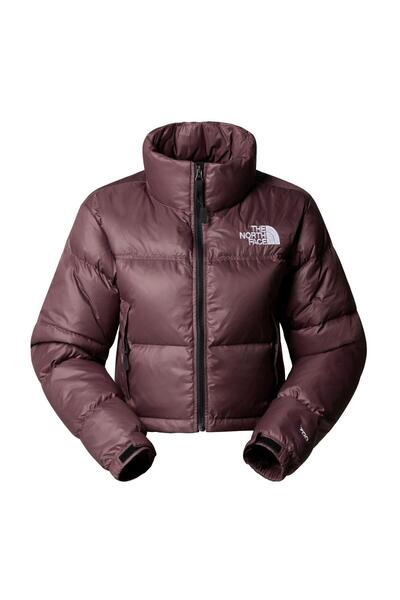 THE NORTH FACE W NUPTSE SHORT JACKET Kadın Ceket NF0A5GGEBQ71 Bordo-M