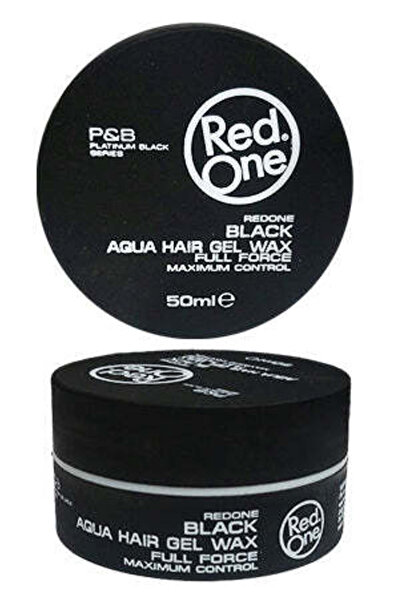 Red One Aqua Hair Gel Wax - Black 50 ml
