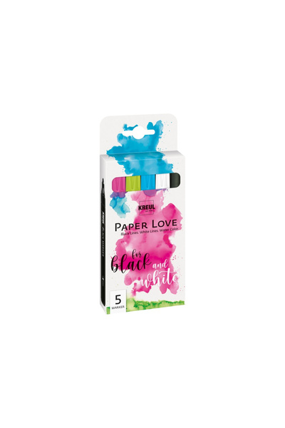 Kreul Marker Paper Love 5 culori/set