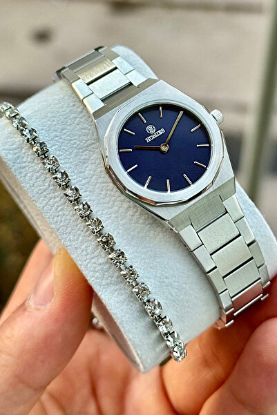 Homies Women's Wristwatch Case Cord Steel Thin Case 5Atm Waterproof with Gift Box and Bracelet Gift.