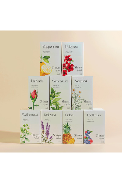SHAYA Pack of 9 - Hot Tea Bags Package