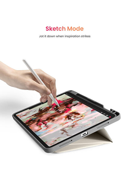 OEM Husă pentru tabletă pentru iPad Air 11 inch M2 2024, iPad Air 10.9 inch generația a 5-a/a 4-a cu funcție Auto Sleep Wake