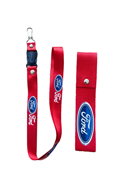 Bigonya Ford Uyumlu, Kırmızı Renk, Yüksek Kalite Oto Ayna Askısı, Ayna ipi ve...