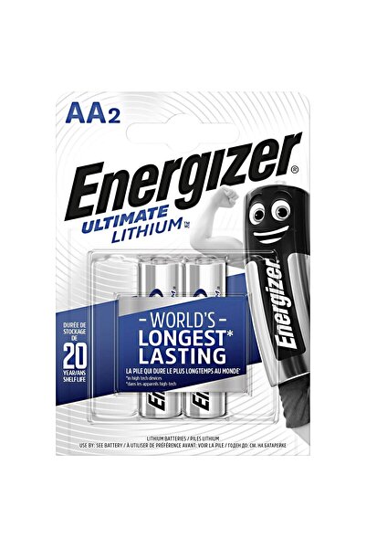 Energizer Set 2 baterii premium tip AA Energizer, ULTIMATE LITIU LR6