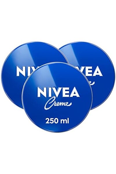 NIVEA Creme - Full Body Cream for Hydration and Softening, Suitable for Dry Skin, 3 x 250ml
