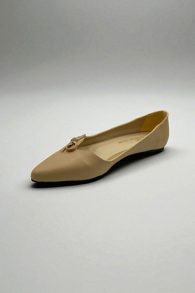 Odie Collection Women's Comfortable Stylish Daily Pointed Toe Bowknot Ballerinas