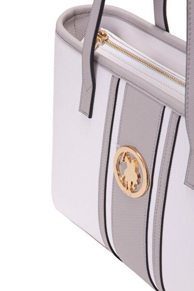 U.S. Polo Assn. Geantă albă de umăr pentru femei Us8029