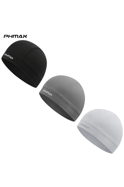 Choice 45-3 Pack PHMAX Ice silk cycling cap sunscreen sports cap summer light...