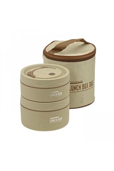 rexa علبة طعام غداء مكونة من علبتين - حقيبة أنيقة