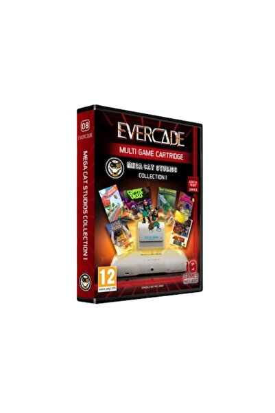 EVERCADE Cartuș multi-joc, #08, Mega Cat Studios Collection 1, 10 în 1, Retro