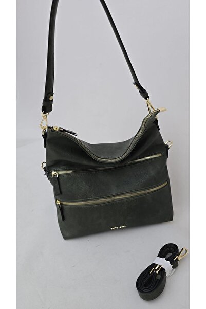 David Jones Kadın Omuz Çantası Haki