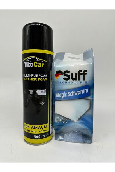 titocar Çok Amaçlı Köpük Temizleyici Köpük & Sihirli Sünger
