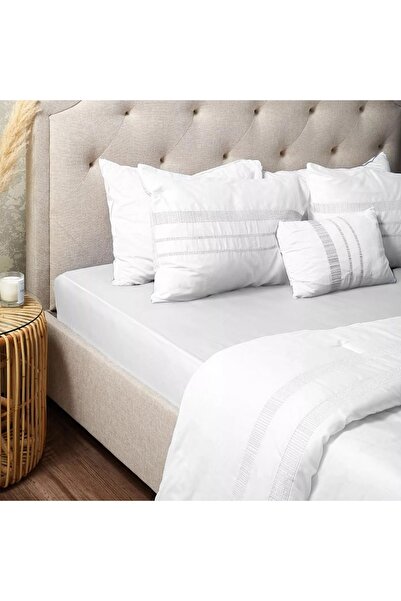 Home Centre Amphora Super King Fitted Sheet - 200x205 cm