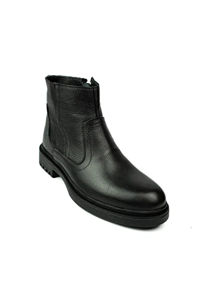 JAMES FRANCO 1036 Black Leather Men's Boots