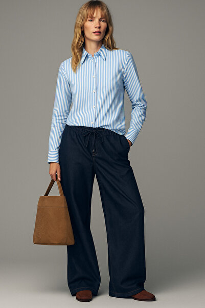 HAKKE Regular Fit Pinstripe Shirt