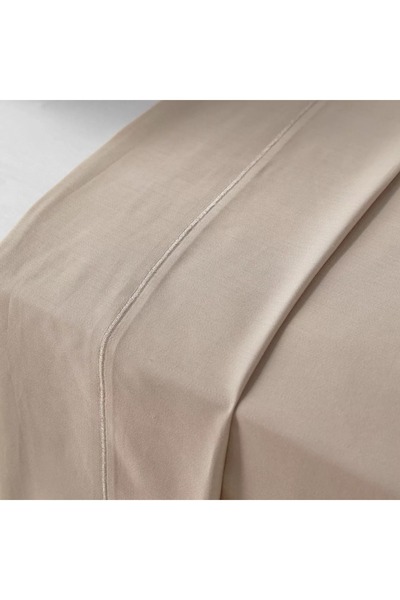 Home Centre Aspen Cotton Bamboo Sateen 300 Thread Count Super King Flat Sheet - 260x270 cm