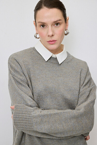 Touché Privé Solid Color Oversize Pullover