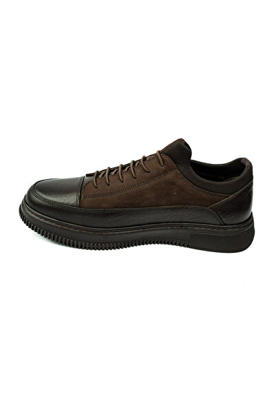 JAMES FRANCO 1502 Brown Leather Men's Casual Shoes