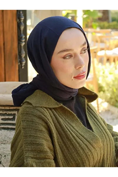 MODA Mk Modal Kraş Shawl - Navy Blue