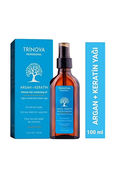 TRENDYENİLİK Trinova Argan Keratin Yağı & Yıpranmış Saçlar için Onarıcı Bakım