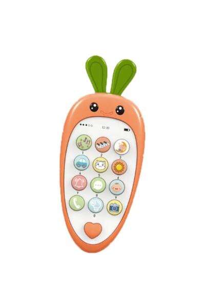 OEN Jucărie interactivă - Telefon în formă de morcov cu sunete și părți pentr...