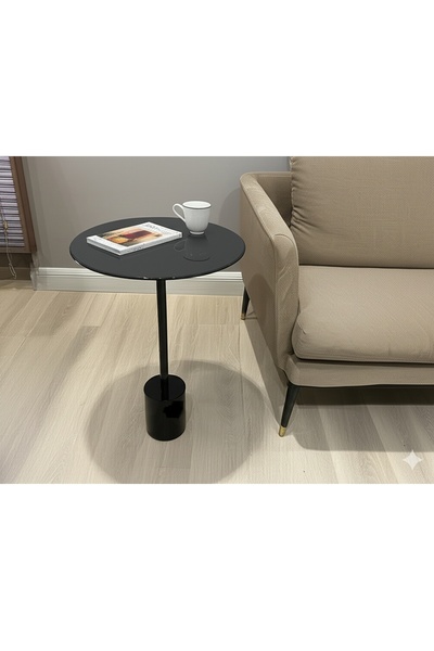 private house Black modern coffee table