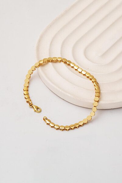 Bilezikci 14 Ayar Altın Unisex Bileklik