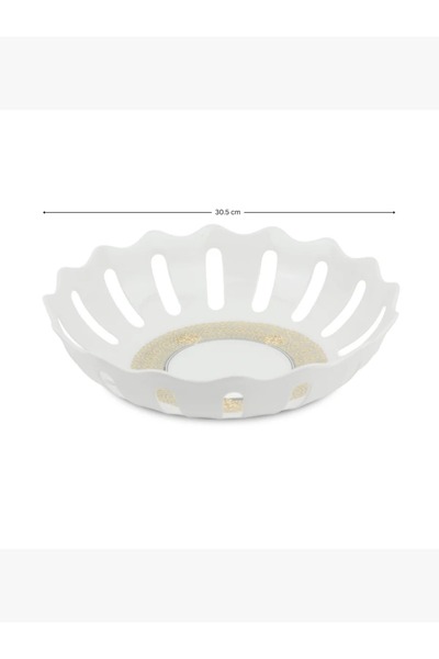 rexa Melamine Fruit Plate with Luxury Engravings - 68814