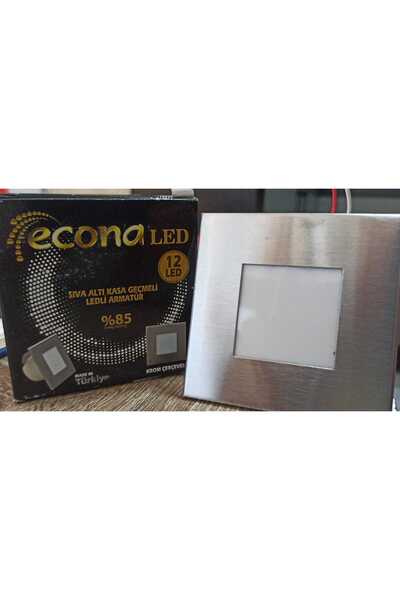 ECONA SIVA ALTI KASA GEÇMELİ LEDLİ ARMATÜR KROM ÇERÇEVELİ AYDINLATMA