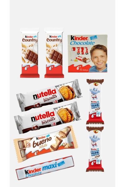 Kinder Çikolata 9'lü kombo