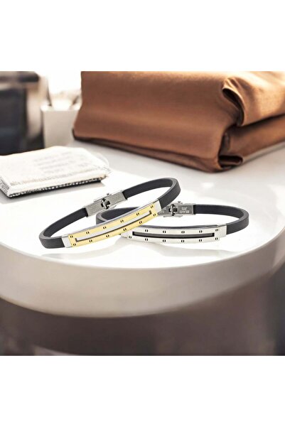 Mestore Patterned Steel Bracelet