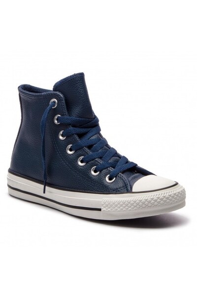 Converse , Chuck Taylor All Star leather mid-high sneakers, Navy blue