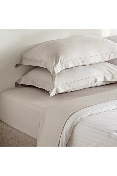 Home Centre Aspen Cotton Bamboo Sateen 300 Thread Count Super King Flat Sheet - 260x270 cm