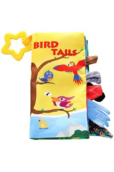 OEN Carte senzorială pentru bebeluși, stimulare vizuală, animale colorate cu ...