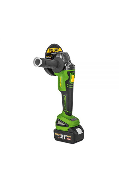 DDT Polizor unghiular cu 2 x acumulator Procraft PWA216, 21V, 8500 RPM,100 mm