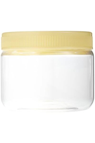 SunPet Alsaqer Round SpiceJar/Pet Jar/Plastic Food Storage Jar Clear, 200 ml Capacity, APC-200
