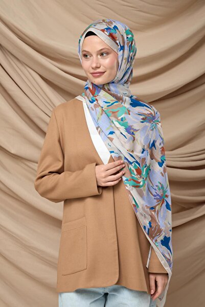 Silk Home شال ناعم منقوش 70023-17