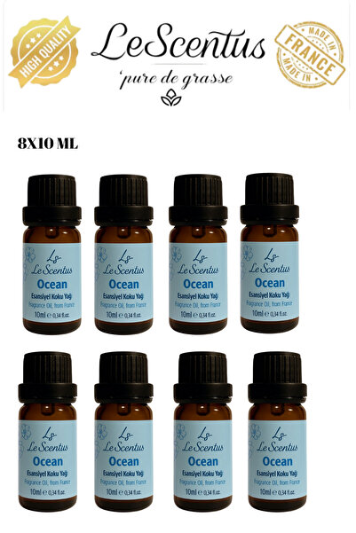 lescentus Favori Set Okyanus Esansiyel Uçucu Koku Yağı Buhurdanlık Difüzör Es...