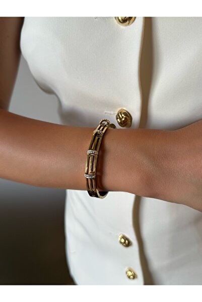 AYLAKAYA مشبك ذهبي من الفولاذ