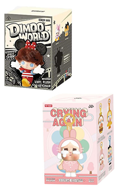TrendTopic Dimo World Disney Serisi + Crying Again Cry Baby Çanta Charmı Akse...