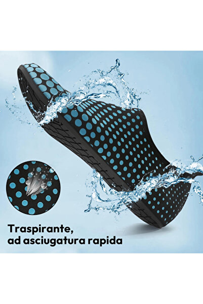 OEM Pantofi de apă confortabili, elastici, flexibili, cu talpă antiderapantă, albaștri, mărimea 41