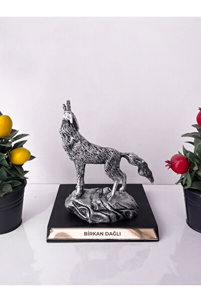 Teknookul Kurt Heykel Biblo | Şık ve Modern Dekoratif Heykel | Bozkurt Ev ve Ofis Dekorasyon Hediyesi