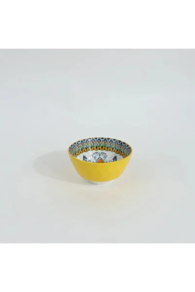 rexa Yellow Decorative Plate - 4.75 inches