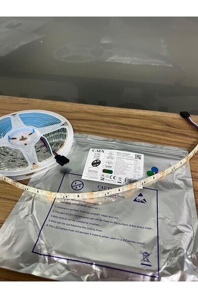Cata CT-4534 DIŞ MEKAN RGB Şerit LED 5 Metre 12V 3 Çipli 2W/1Mt TRAFO VE RGB ...