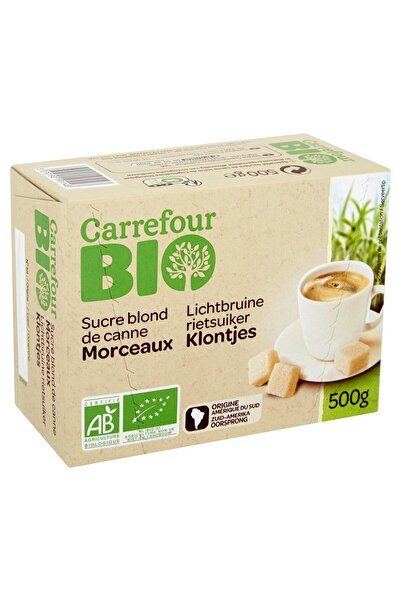 Crf Bio Specialitate din zahar brun Carrefour Bio 500 g