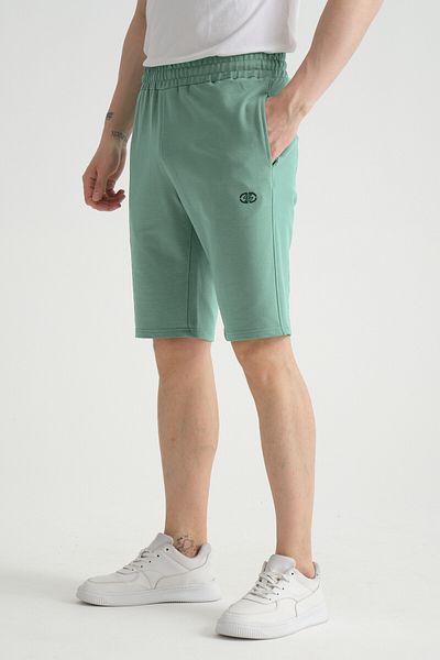 Shooter Sportswear Minimal Logo Moss Cotton Regular Fit Men's Shorts