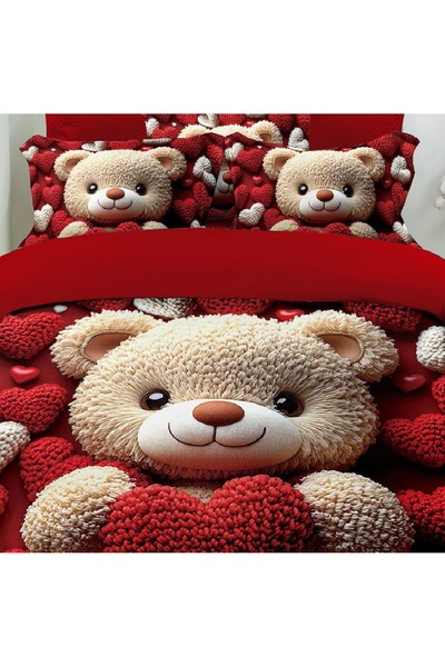 CHIRASO CHIRASO Bedding, Finet 5D Identical to the picture, ELASTIC Sheet 180x200+25cm, Duvet Cover, 2 Pillowcases