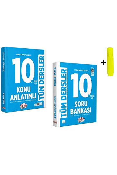 Editör Yayınevi EDİTÖR 10. Sınıf VIP Tüm Dersler Konu Anlatım Ve Soru Bankası...