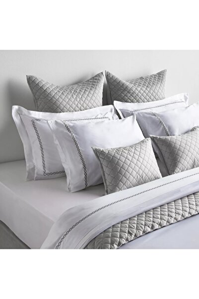 Home Centre Wave Egyptian Cotton Sateen 400 Thread Count Super King Flat Sheet - 260x270 cm