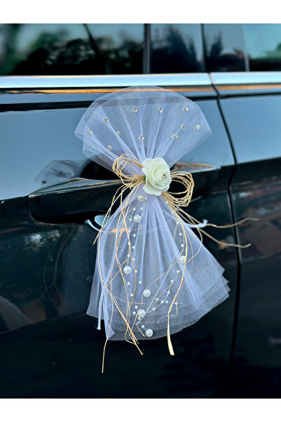 Bonicce 10 Adet Pırıltılı Düğün Arabası Süsü Gelin Arabası Konvoy Süsü Bohça ...